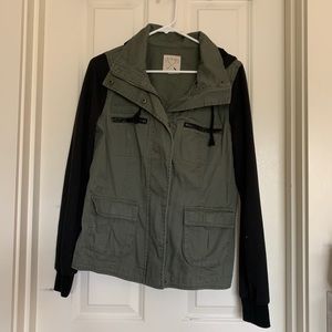 Utility/Sweatshirt Style Jacket